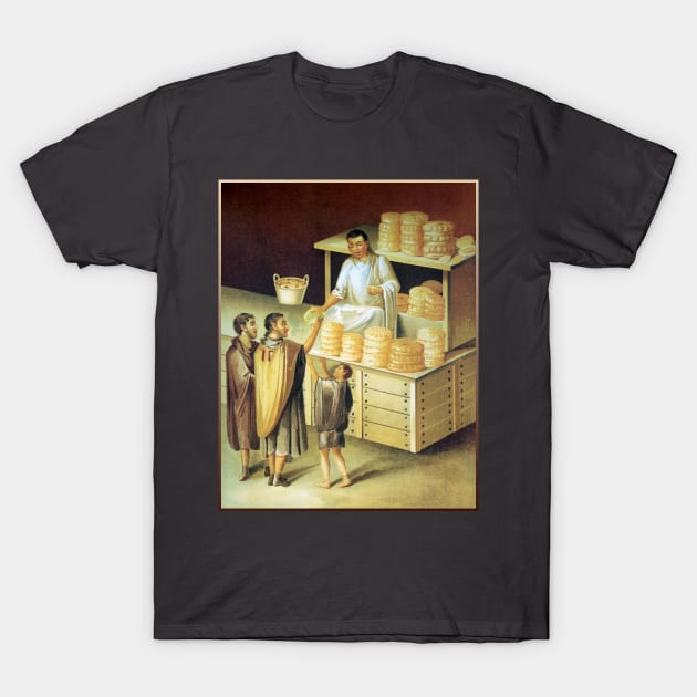 Pompeian Bakery T-Shirt by Mosaicblues